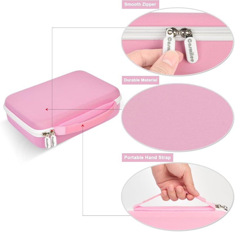 casmilee Case Compatible with 3Doodler Start+ Essentials 3D Pen Set for Kids, Art Activity Set Storage for Educational STEM Toy, Hold Plastic Filaments Strands- Pink - Image 4
